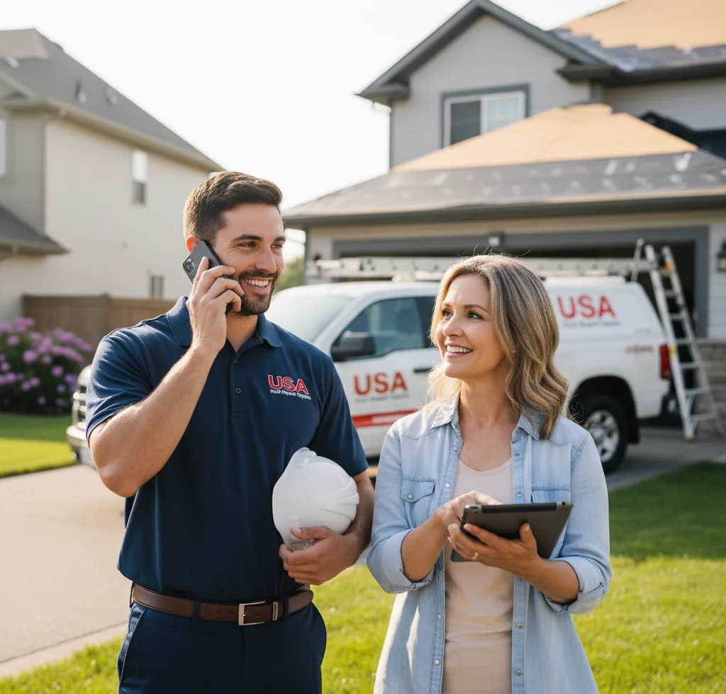 USA Roof Repair Experts customer support in Magna